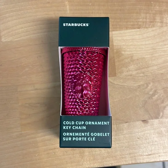 New with Tags Starbucks Cold Cup 2022 Ornament Keychain - Picture 1 of 5